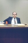 Photograph of Regent member B. H. McVicker at a 1976 Meeting of the TEU Board of Regents by University of Texas at Tyler