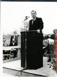 President Stewart Giving a Speech at the Phase I Ground Breaking by University of Texas at Tyler