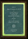 Texas Eastern University Award of Appreciation by Archives Account