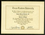 Texas Eastern University Honorary Doctoral Degree by Archives Account