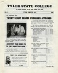 Tyler State College Newspaper Vol. 1 no. 1 (1973)